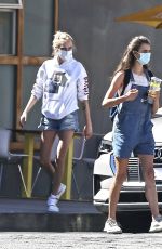 CARA DELEVINGNE and MARGARET QUALLEY Out for Lunch in Studio City 07/17/2020