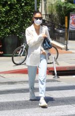 CARA SANTANA Out for Lunch at Urth Caffe in West Hollywood 06/30/2020