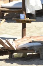 CARLA PEREYRA in Bikini at a Beach in Porto Cervo 07/20/2020