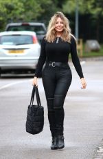 CAROL VORDERMAN Arrives at BBC Wales in Cardiff 07/25/2020