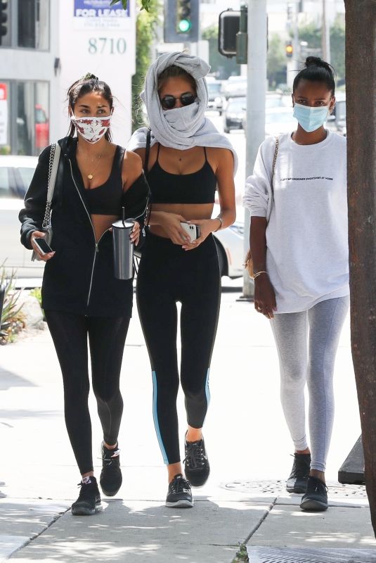 CHANTEL JEFFRIES, JOCELYN CHEW and JASMINE TOOKES Out for Lunch in Los Angeles 07/01/2020