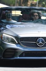 CHARLI XCX and Huck Kwong Out Driving in Los Feliz 07/14/2020