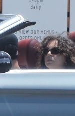 CHARLI XCX and Huck Kwong Out Driving in Los Feliz 07/14/2020