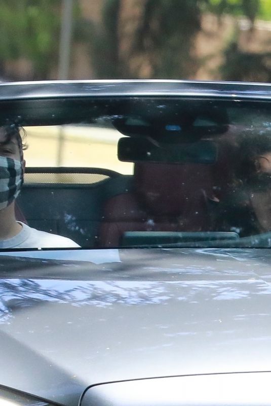CHARLI XCX and Huck Kwong Out Driving in Los Feliz 07/14/2020