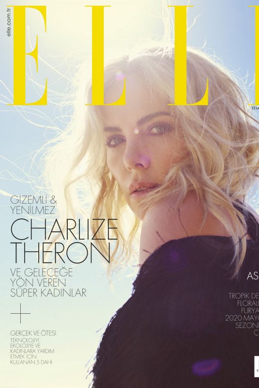 CHARLIZE THERON in Elle Magazine, Turkey July 2020