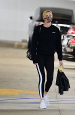 CHARLIZE THERON Leaves a Hospital in Los Angeles 07/06/2020