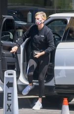 CHARLIZE THERON Leaves a Hospital in Los Angeles 07/06/2020