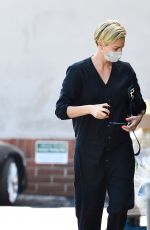 CHARLIZE THERON Out Shopping in Los Angeles 07/21/2020