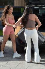 CHARLOTTE CROSBY and SOPHIE KASAEI Leaves for Ibiza 07/12/2020