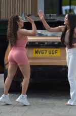 CHARLOTTE CROSBY and SOPHIE KASAEI Leaves for Ibiza 07/12/2020