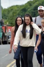 CHARLOTTE CROSBY, SOPHIE KASAEI and ABBIE HOLBORN Out Hikiing on a Rainy Day 07/10/2020