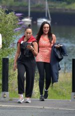 CHARLOTTE CROSBY, SOPHIE KASAEI and ABBIE HOLBORN Out Hikiing on a Rainy Day 07/10/2020