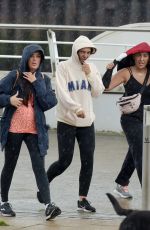 CHARLOTTE CROSBY, SOPHIE KASAEI and ABBIE HOLBORN Out Hikiing on a Rainy Day 07/10/2020