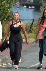 CHARLOTTE CROSBY, SOPHIE KASAEI and ABBIE HOLBORN Out Hikiing on a Rainy Day 07/10/2020
