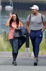 CHARLOTTE CROSBY, SOPHIE KASAEI and ABBIE HOLBORN Out Hikiing on a Rainy Day 07/10/2020