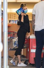 CHARLOTTE MCKINNEY Out Shopping in Los Angeles 07/15/2020