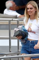 CHIARA FERRAGNI at a Photoshoot on the Yacht in France 07/20/2020
