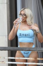 CHLOE FERRY Chilling on Her Balcony 07/17/2020