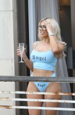 CHLOE FERRY Chilling on Her Balcony 07/17/2020