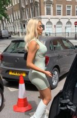 CHLOE FERRY in Tights Out in London 07/06/2020