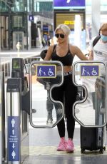 CHLOE FERRY Out at Kings Cross Station in London 07/07/2020