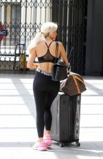 CHLOE FERRY Out at Kings Cross Station in London 07/07/2020