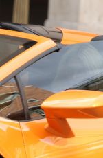 CHLOE FERRY Out Driving Her Lamborghini Gallardo 07/16/2020