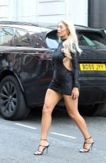 CHLOE FERRY Out for Lunch in London 07/15/2020