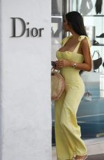 CHLOE KHAN Out Shopping in Marbella 07/26/2020