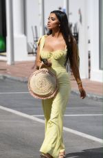 CHLOE KHAN Out Shopping in Marbella 07/26/2020