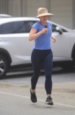 CHRISTINA APPLEGATE Out Jogging in Malibu 07/06/2020