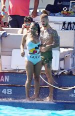 CHRISTINA MILIAN in Swimsuit at a Boat in St. Tropez 07/20/2020