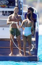 CHRISTINA MILIAN in Swimsuit at a Boat in St. Tropez 07/20/2020