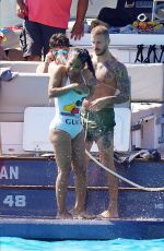 CHRISTINA MILIAN in Swimsuit at a Boat in St. Tropez 07/20/2020