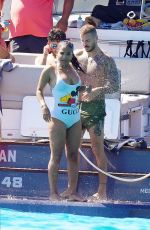 CHRISTINA MILIAN in Swimsuit at a Boat in St. Tropez 07/20/2020