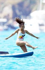 CHRISTINA MILIAN in Swimsuit at a Boat in St. Tropez 07/20/2020