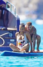 CHRISTINA MILIAN in Swimsuit at a Boat in St. Tropez 07/20/2020