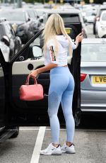 CHRISTINE MCGUINNESS Shopping at Marks and Spencers in Cheshire 07/09/2020