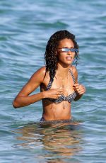 CINDY BRUNA in Bikini at a Beach 07/03/2020