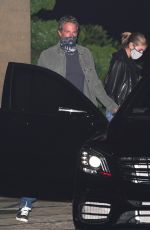 CINDY CRAWFORD and KAIA GERBER Night Out in Malibu 07/20/2020