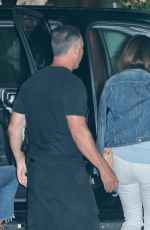 CINDY CRAWFORD Out for Dinner at Soho House in Los Angeles 07/29/2020