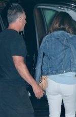 CINDY CRAWFORD Out for Dinner at Soho House in Los Angeles 07/29/2020