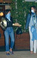 CINDY CRAWFORD Out for Dinner at Soho House in Los Angeles 07/29/2020