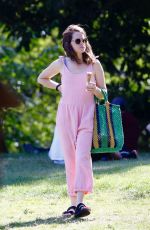 CLAIRE FOY Out at a Park in London 06/23/2020