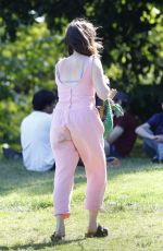 CLAIRE FOY Out at a Park in London 06/23/2020