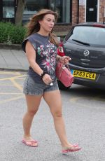 COLEEN ROONEY Leaves a Hair Salon in Alderley Edge 07/25/2020