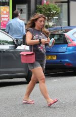 COLEEN ROONEY Leaves a Hair Salon in Alderley Edge 07/25/2020