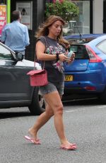 COLEEN ROONEY Leaves a Hair Salon in Alderley Edge 07/25/2020