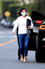COURTENEY COX Arrives at Giorgio Baldi in Santa Monica 07/02/2020