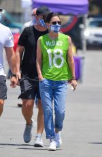 COURTENEY COX in Denim Out in Malibu 07/05/2020